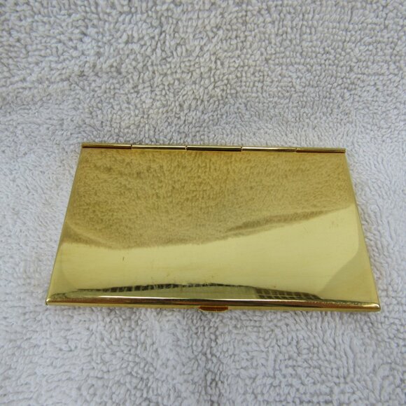 Copene Banhado A Ouro 24 K Cross Continental Business Card Holder 2 1/4"X4" - Picture 4 of 9
